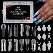 288 PCS Unghie Finte Nail System Dual Nail Form Matte Sistema per Unghie Strumen