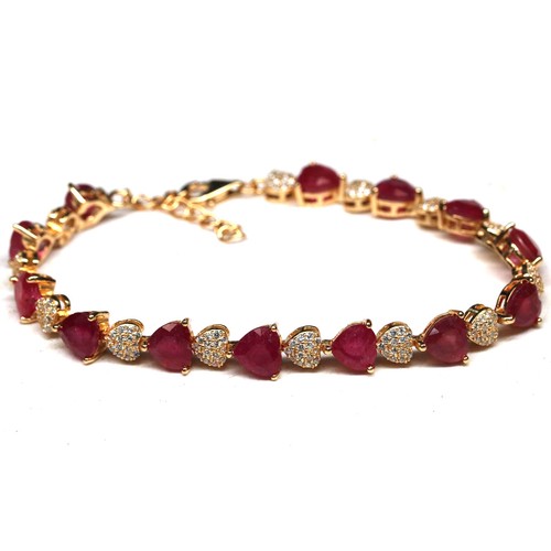 Naturale rosso rubino bianco - rosso,