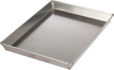 Teglia Rettangolare, Alluminio, Argento, 23 Cm