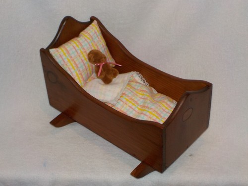 Culla per bambole legno - per,