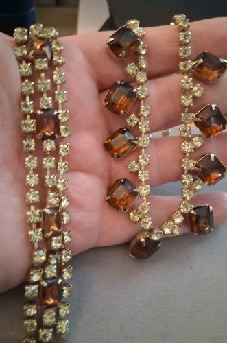 Collana vintage demi parure