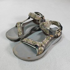 Scarpe Teva Terra Fi 4 uomo taglia 9 verde grigio sandali escursionismo outdoor 1099443
