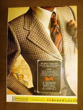 Abiti per uomo fatti a mano Monti Pubblicità vintage anni '70