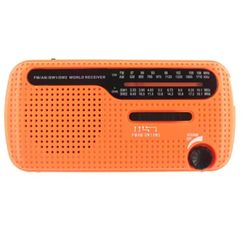 Radio portatile manovella - radio,