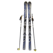 SCI DA DISCESA LIBERA FISCHER CON BASTONCINI - USATI