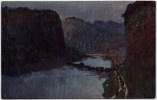 cartolina IVGUERRA INDIPEND.ediz.CROCE ROSSA-t.cascella L'ADIGE VERSO CHIZZOLA