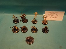 Heroclix Lotto N 1 - 9 Pezzi Sfusi Miniature in Plastica