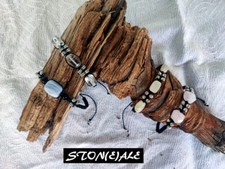 braccialetto regolabile con pietre dure