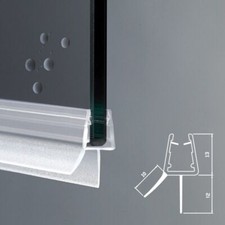 Guarnizione Box Doccia con Gocciolatoio | Vetro 6mm 8mm EC-204 (100 cm)