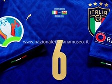 COA - ITALIA maglia ITALY VERRATTI PSG EURO 2020 match worn issued shirt maillot