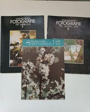 3 Riviste Ceckslovenska Fotografie del 1957 1981 1984