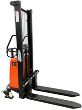 Sollevatore carrello semi elettrico trazione manuale transpallet 1000 kg 1,6 mt