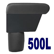 Bracciolo Premium per FIAT 500L colore NERO -MADE IN ITALY - appoggiabraccio -@