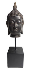 Vintage Buddha Head Sculpture