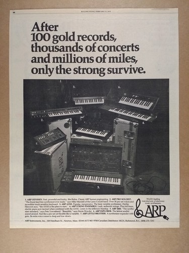 1976 arp odyssey - arp, soloist