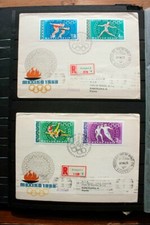 LOTTO FDC OLIMPIADI UNGHERIA MESSICO 1968 (F129411)