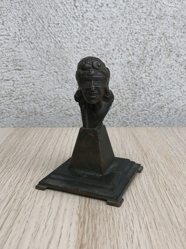 Scultura vintage dea bendata - scultura,
