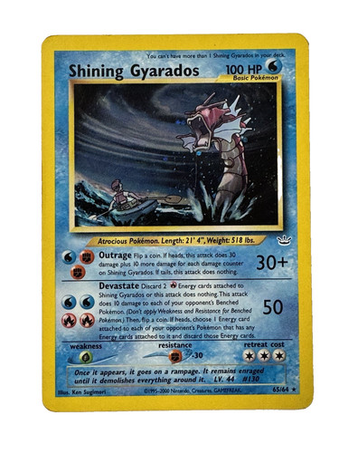 Shining gyarados neo - gyarados,