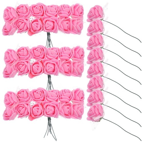 144pz fiore rosa finto - 144pz, di