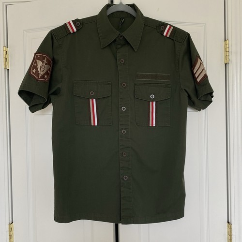 Camicia toppe blu - camicia,