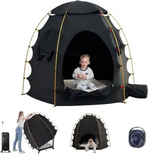 Tenda Oscurante per Pack N’ Play - Culla Portatile Sleep Pod - Copertura Scura - Con Ventilatore