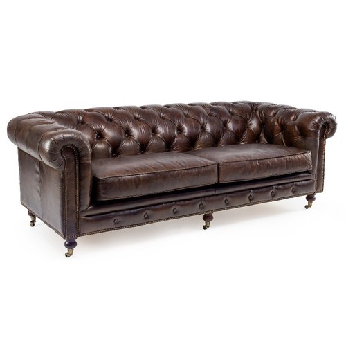 Divano pelle vintage chester - divano,