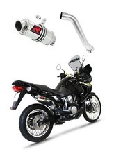 XL 650 V TRANSALP 2001 - 2007 Terminale di Scarico Silenziatore GP1 DOMINATOR