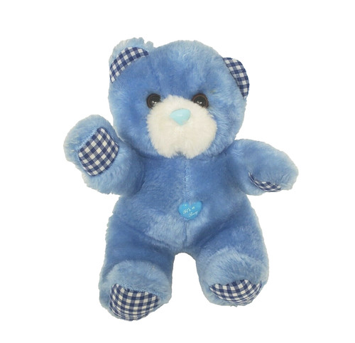Orsacchiotto blu baby officina - orsacchiotto,