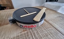 Nutella Ferrero Piastra OOH Per Crêpes Cm.30 Nuova