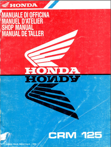 Manuale officina honda - manuale, 125
