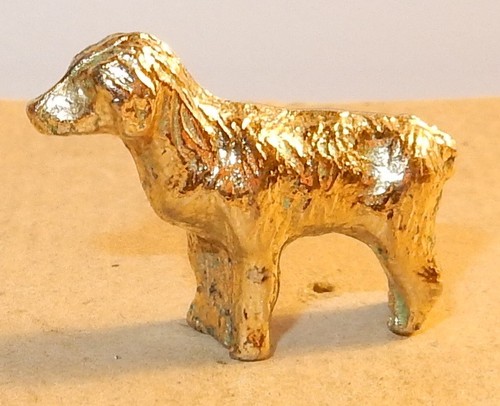 Feve metal dore the dog - feve,