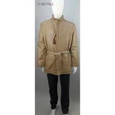 Giacca Trench Uomo Vera Pelle Rony Handmade MADE IN ITALY Original Vintage