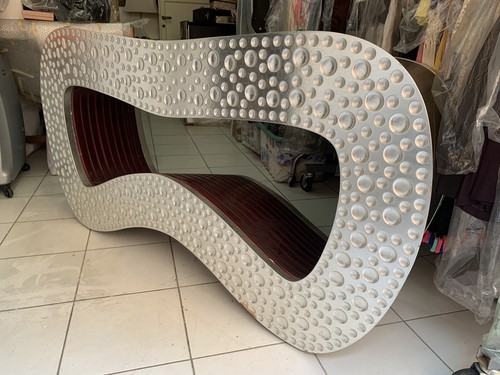 Consolle design legno pelle - design, legno/pelle