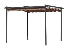 PERGOLA MT.3X3 GAZEBO ACCIAIO