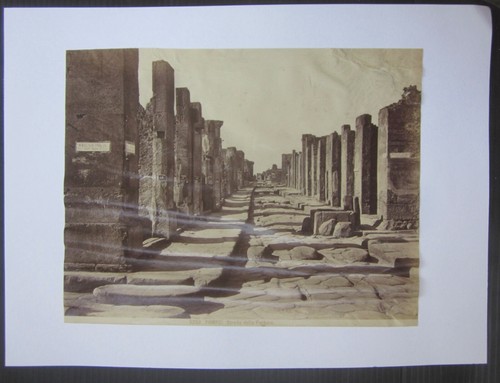 1885c pompei strada - pompei, della