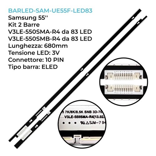 Kit barre strip led tv - kit, 2