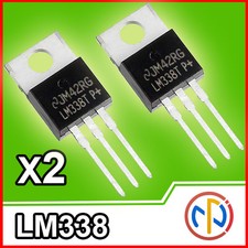 2x LM338 stabilizzatore di tensione da 1,2V a 32V 5A regolabile