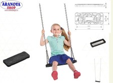 Seggiolino per altalena  "Curve-Kbt" nero  certificato uso pubblico