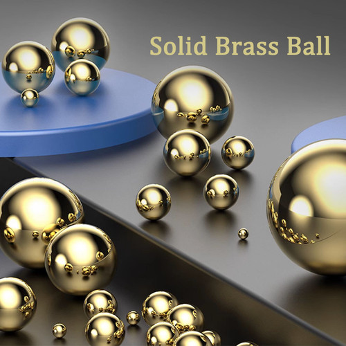 Sfera ottone massiccio h62 - massiccio,