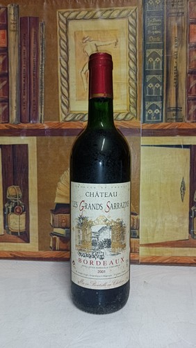 Vino 2001 chateau les grands - vino,