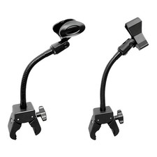 Porta microfono regolabile a 360 ° Restro per microfono a collo di cigno facile