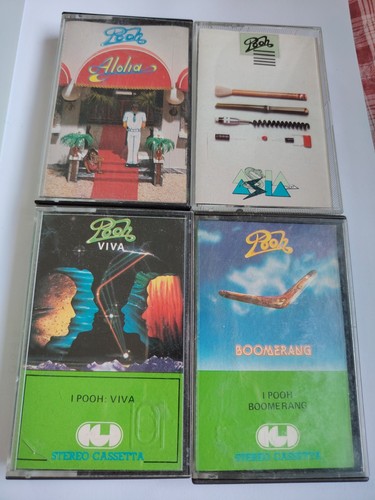 Lotto musicassette pooh 1 - 4,