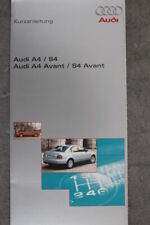 AUDI A4 / S4 / A4 Avant / S4 Avant Guida Rapida "Agosto 1999"