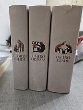 Omero ILIADE + ODISSEA + ENEIDE- 3 Volumi, testo greco a fronte EINAUDI CDE