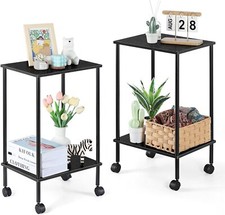 2PCS Tavolino Laterale