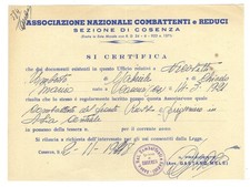 ASS.COMBATTENTI REDUCI COSENZA