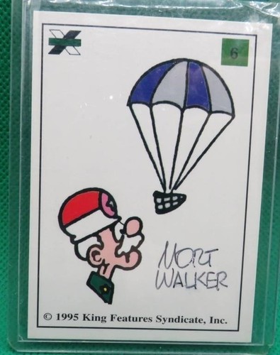 Signed mort walker 1995 - signed,