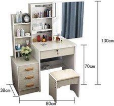 Toeletta Specchio Sgabello