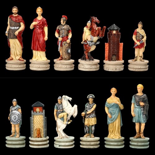 Set scacchi romani greci - scacchi,