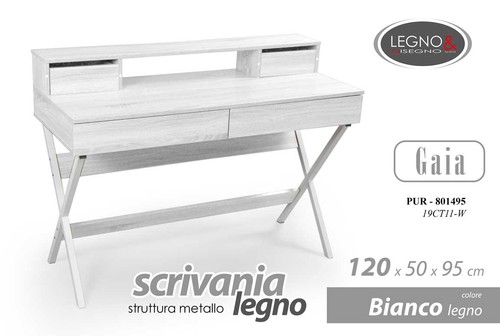 Scrivania tavolo porta - porta, pc